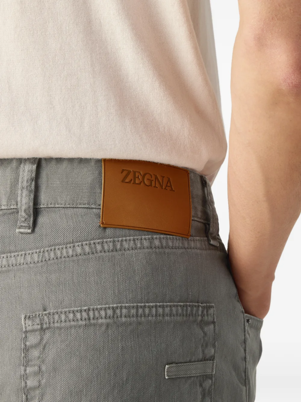Zegna Grijze broek Grijs