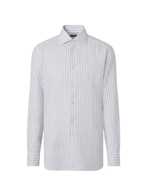 Zegna striped cotton shirt