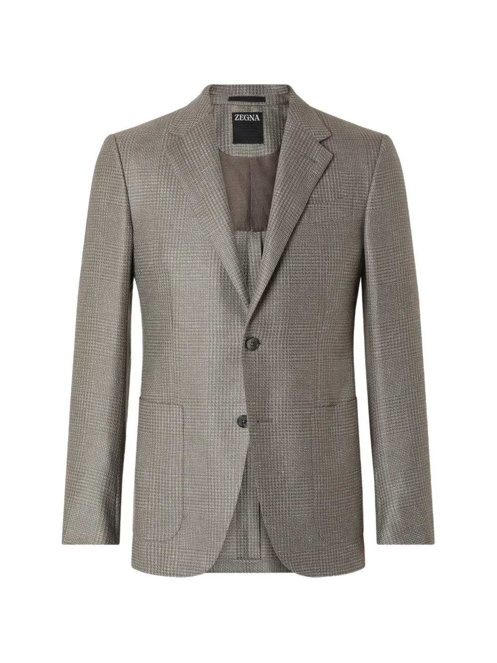 Zegna patterned blazer - Grey