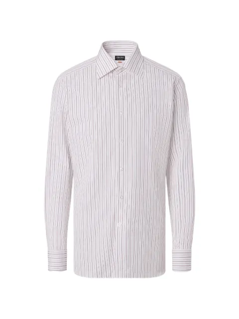 Zegna striped cotton shirt