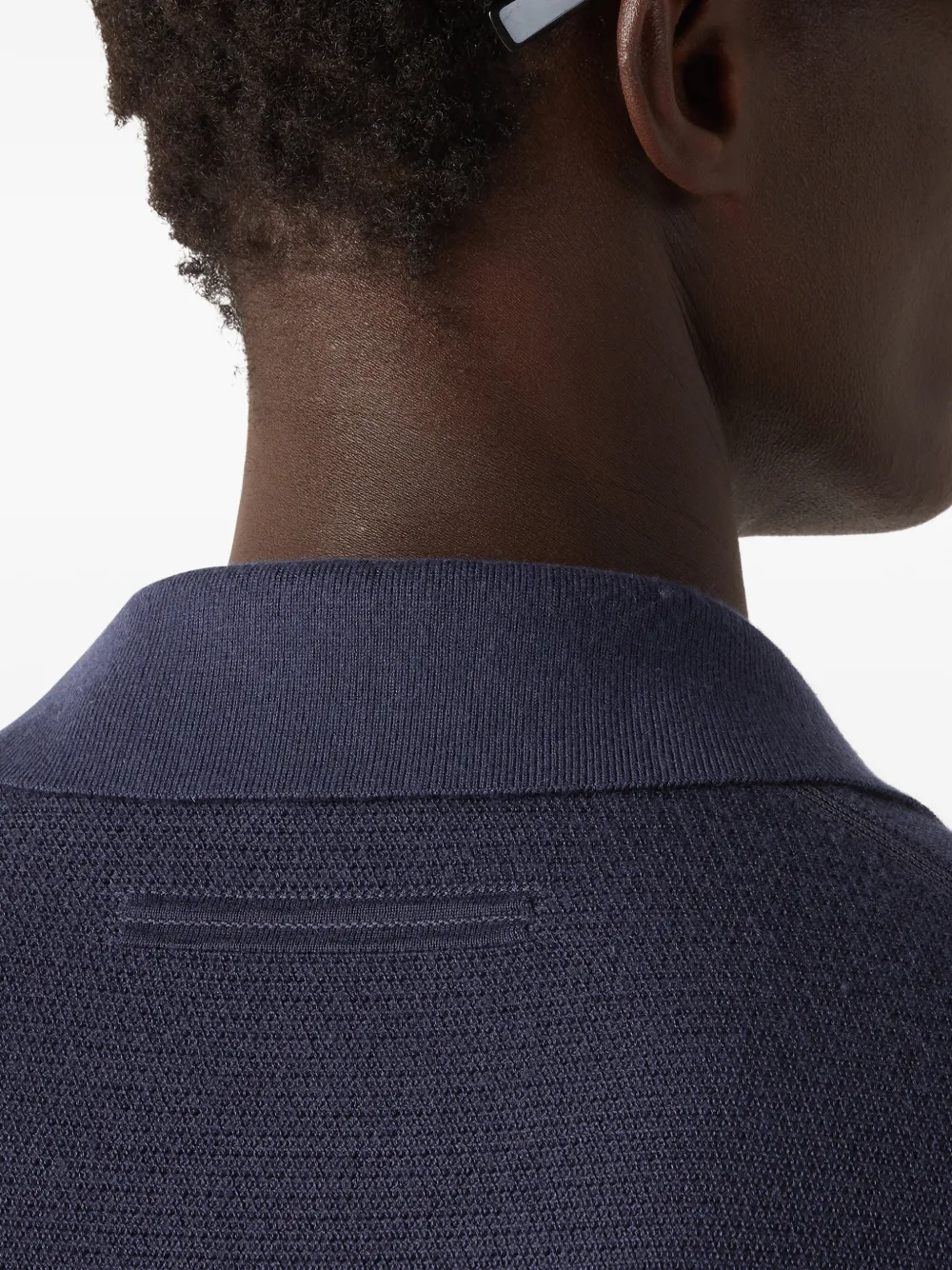 Blue Polo Top