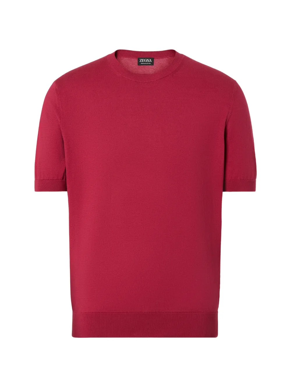 Zegna Klassisches T-Shirt - Rot