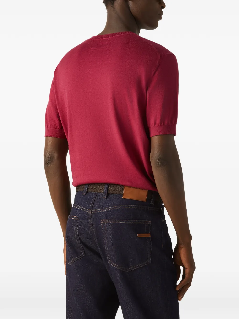 Zegna Katoenen T-shirt Rood