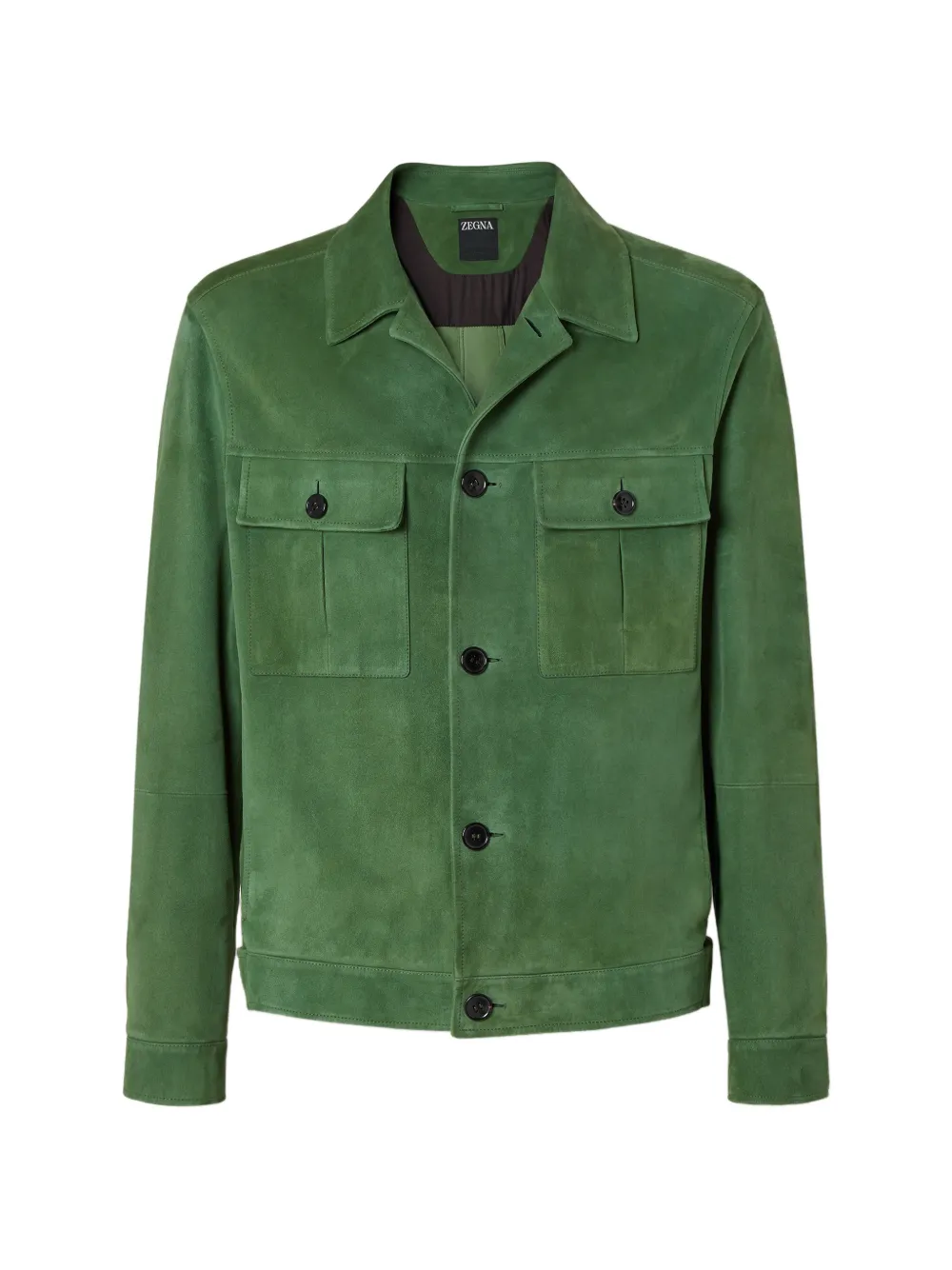 Zegna Giacca con tasche - Verde