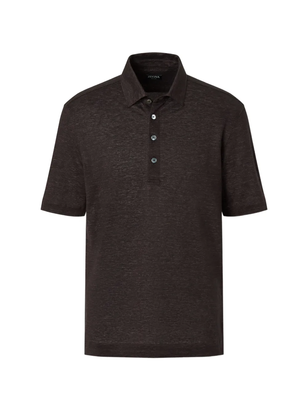Zegna Polo Oasi Lino - Grigio