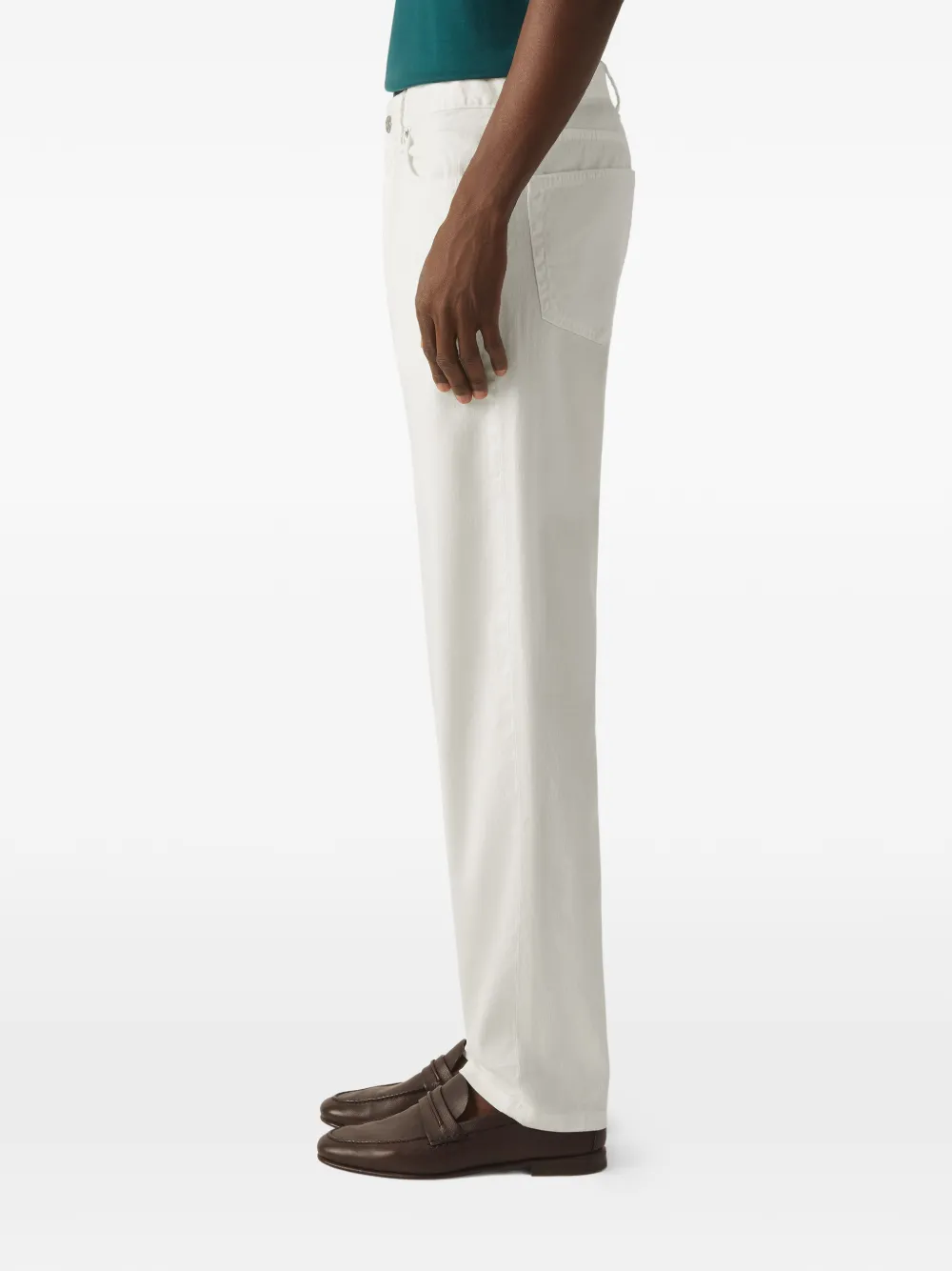  Zegna White Trousers 