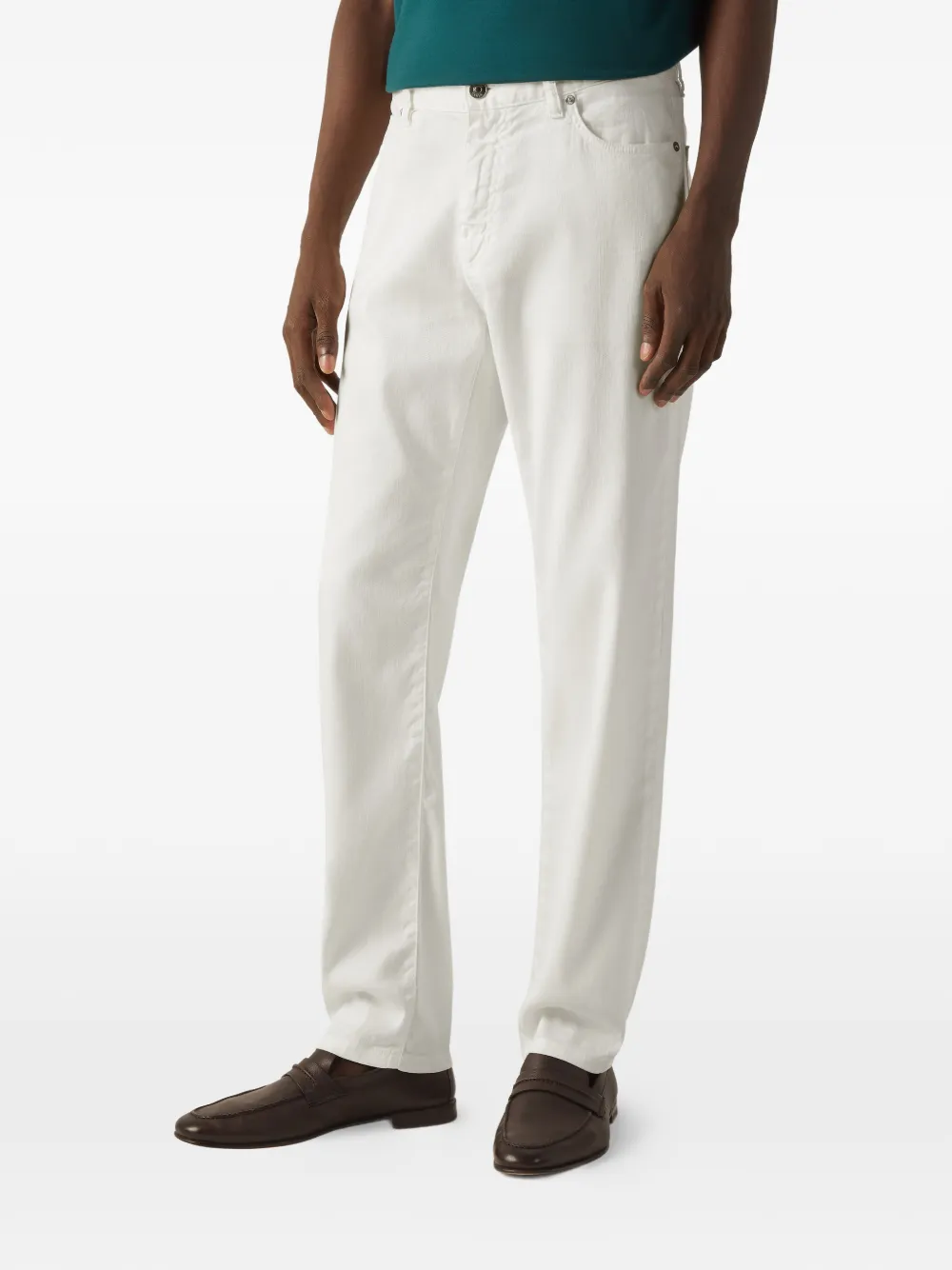 Zegna Broek Wit