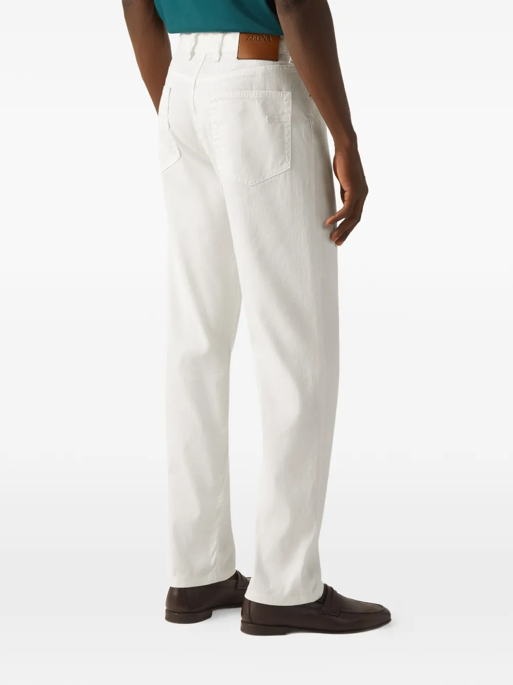 Zegna Broek Wit