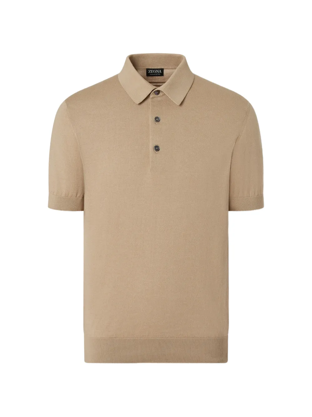 Zegna Klassisches Poloshirt - Nude