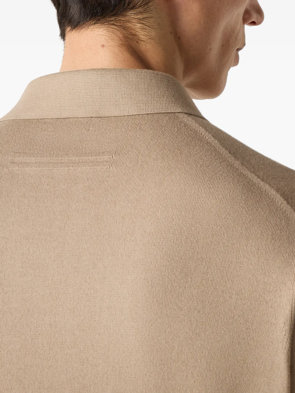 Zegna Katoenen poloshirt Beige