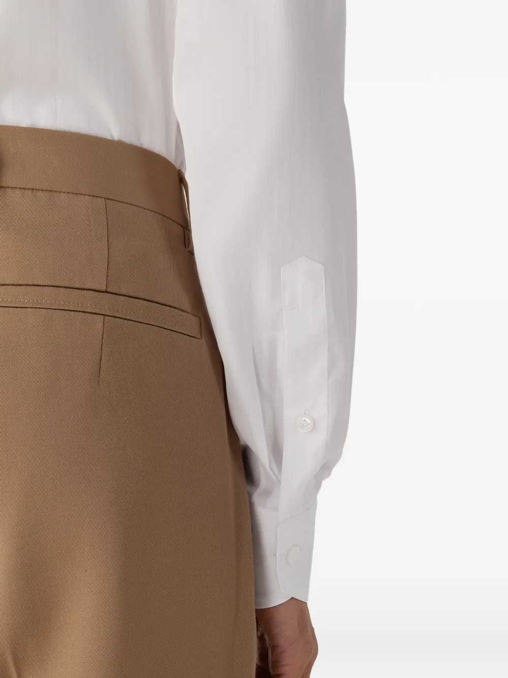 Zegna Katoenen button-up overhemd Wit