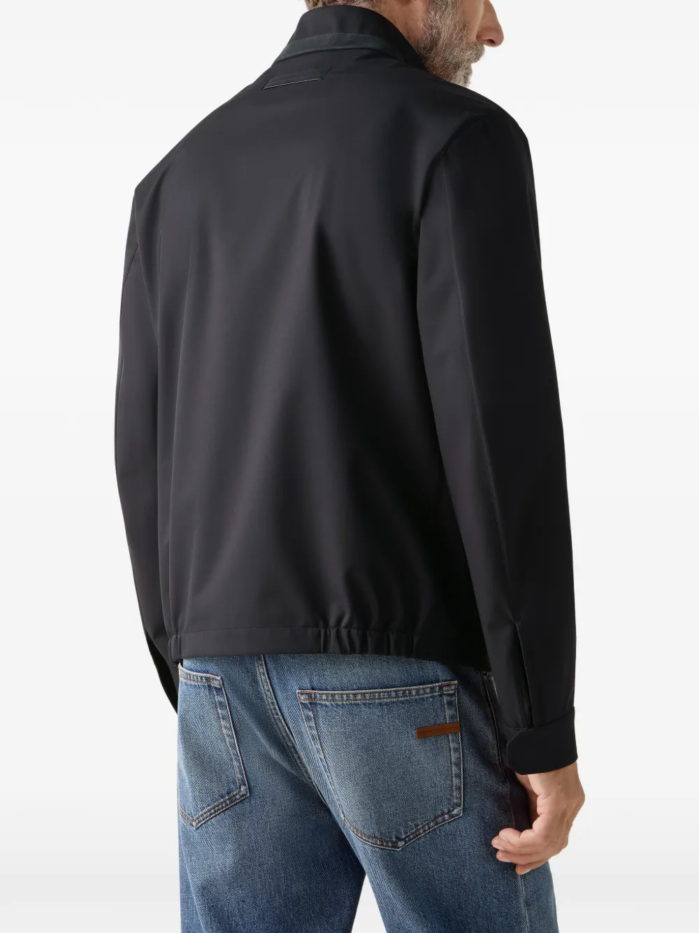 Zegna Jack met rits Blauw