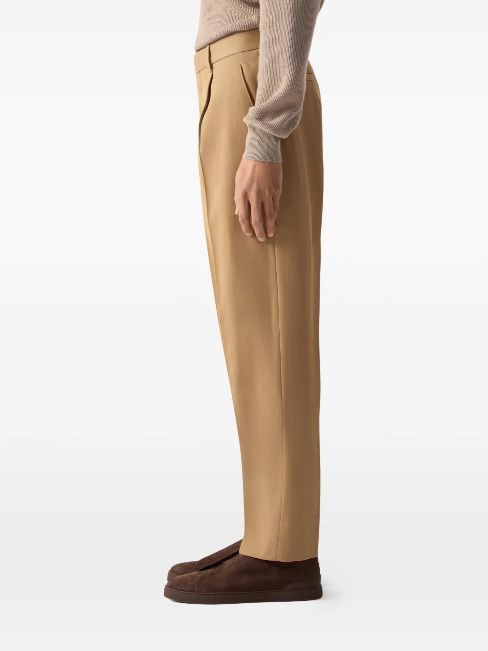 Zegna Plooibroek Beige