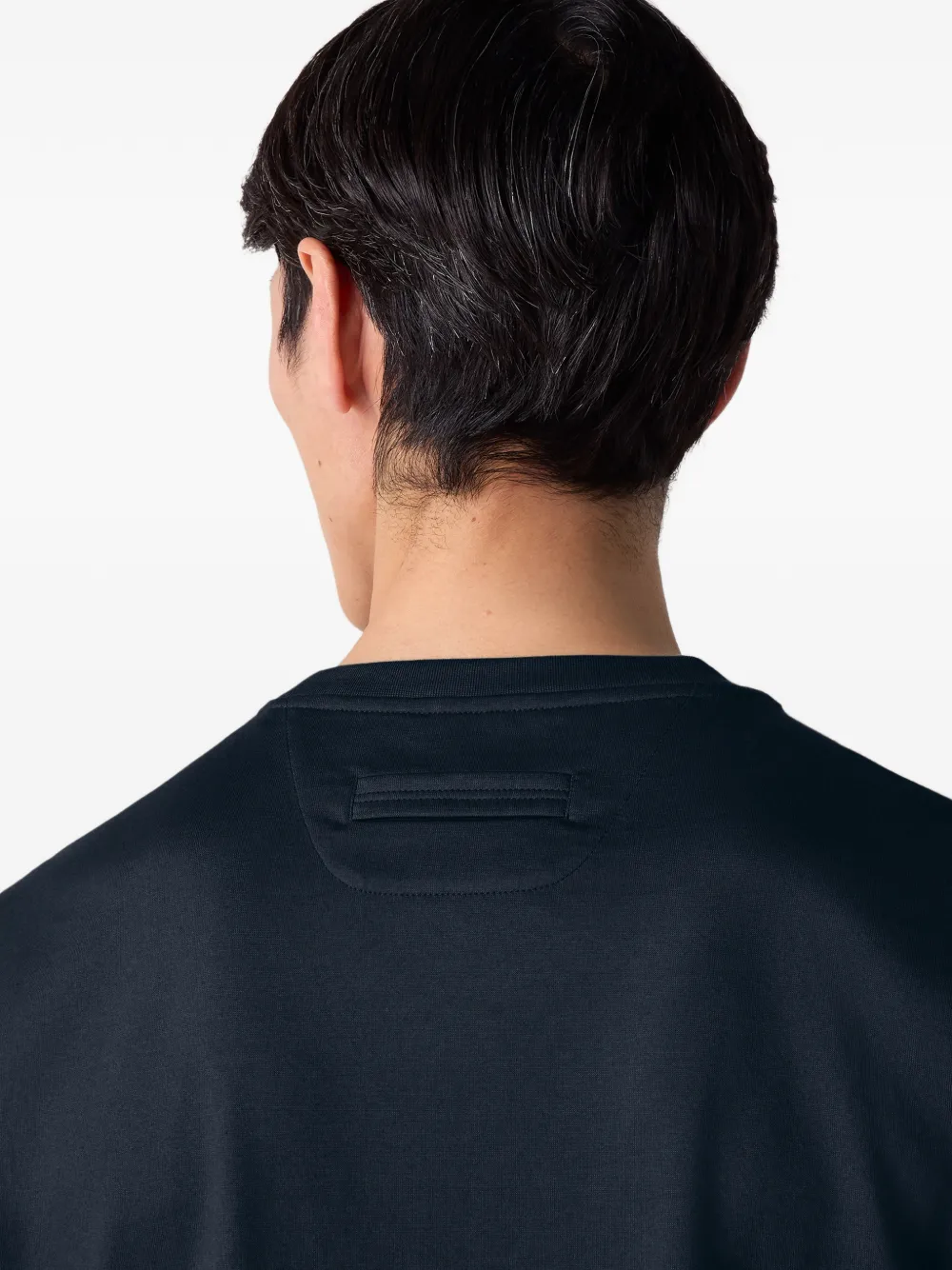 Zegna Piqué T-shirt Blauw