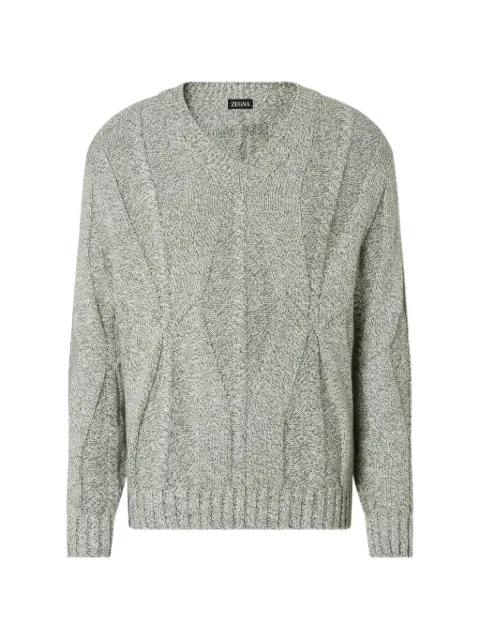 Zegna jersey de punto de ochos