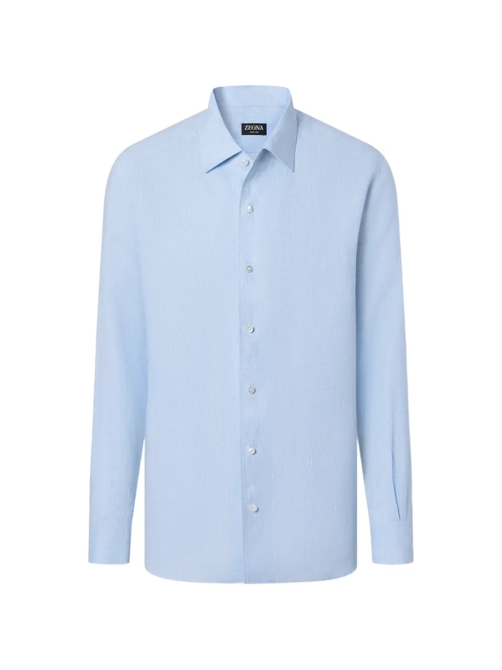 Zegna Camicia Oasi Lino - Blu