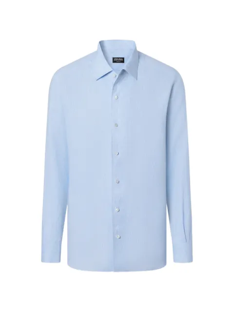 Zegna oasi lino shirt