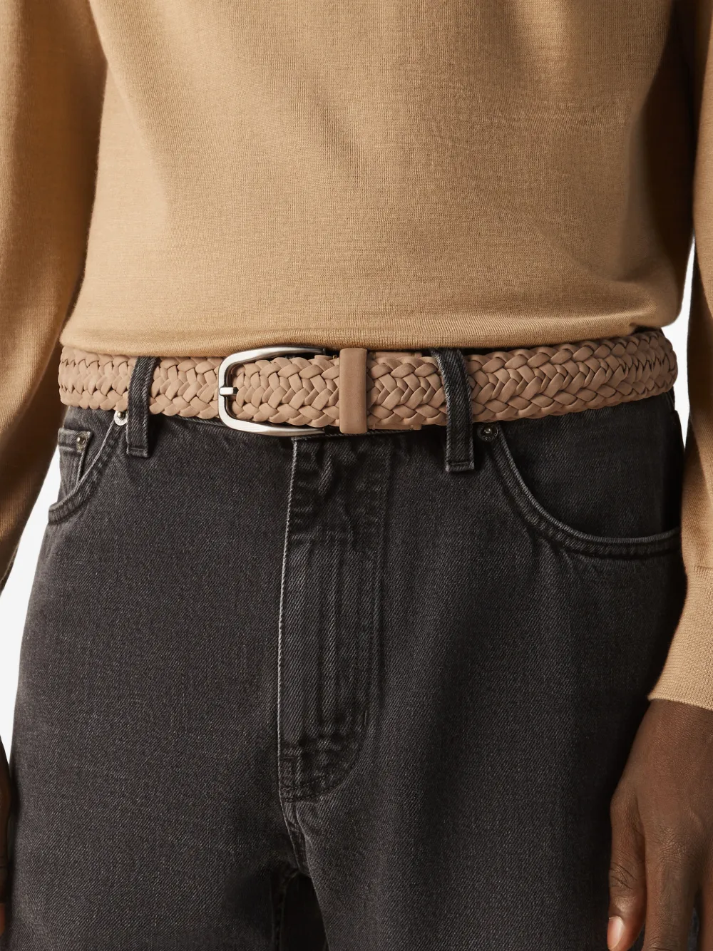 Braided Nubuck Belt