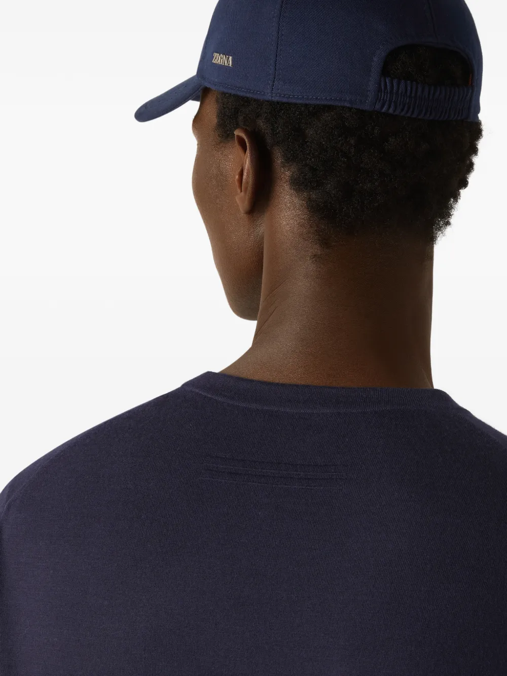 Zegna T-shirt met ronde hals Blauw