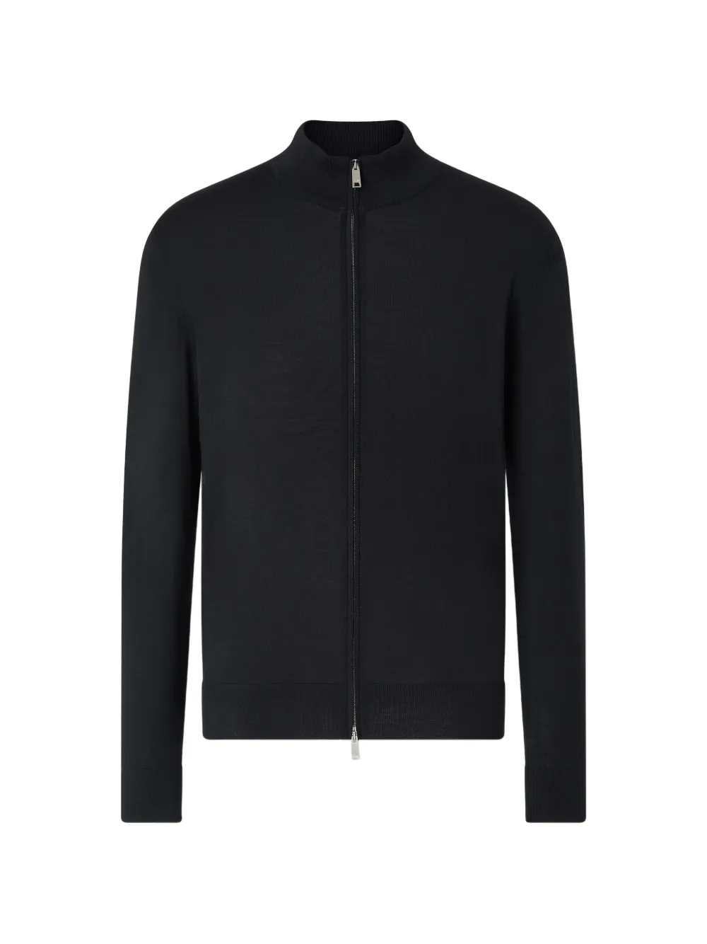 Zegna full zip wool cardigan - Blue