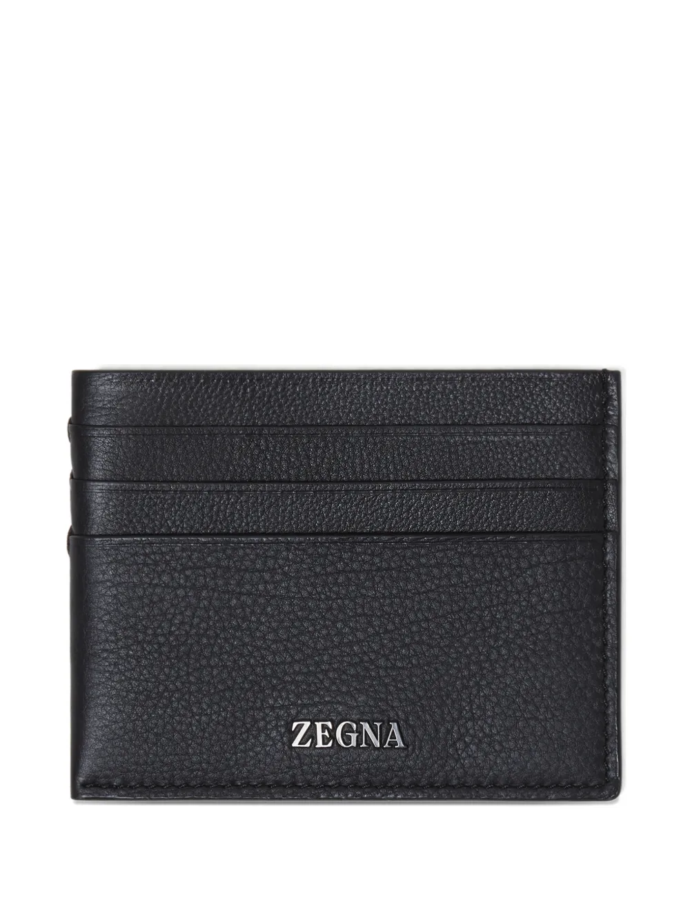 Zegna Portacarte in pelle - Nero