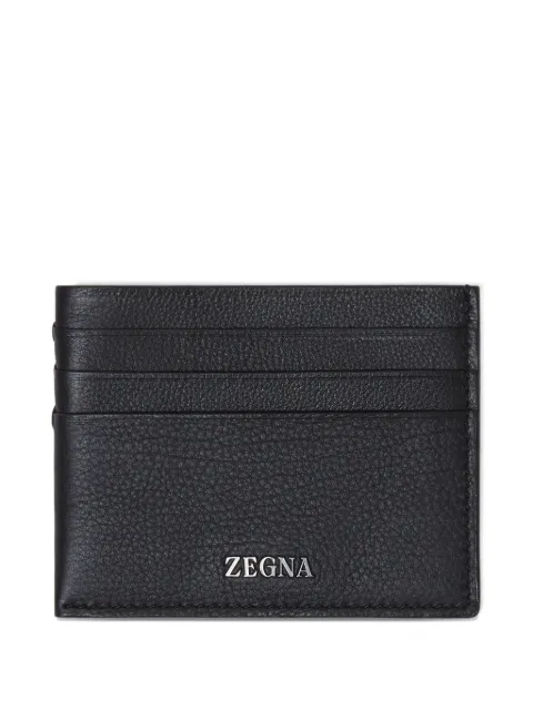 Zegna leather card holder