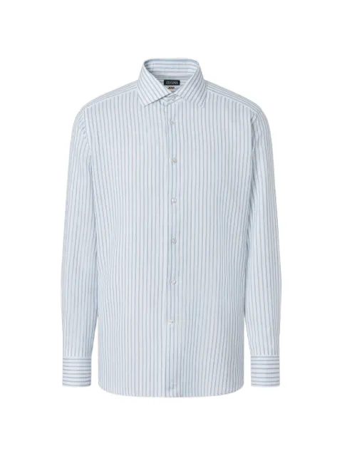 Zegna striped cotton shirt