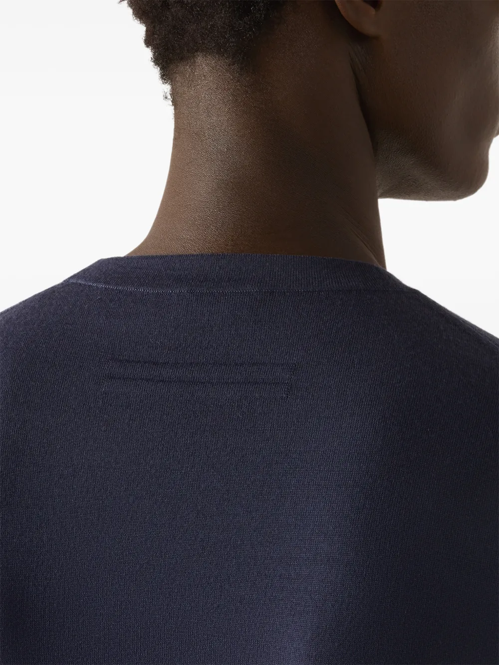 Zegna Wollen T-shirt Blauw