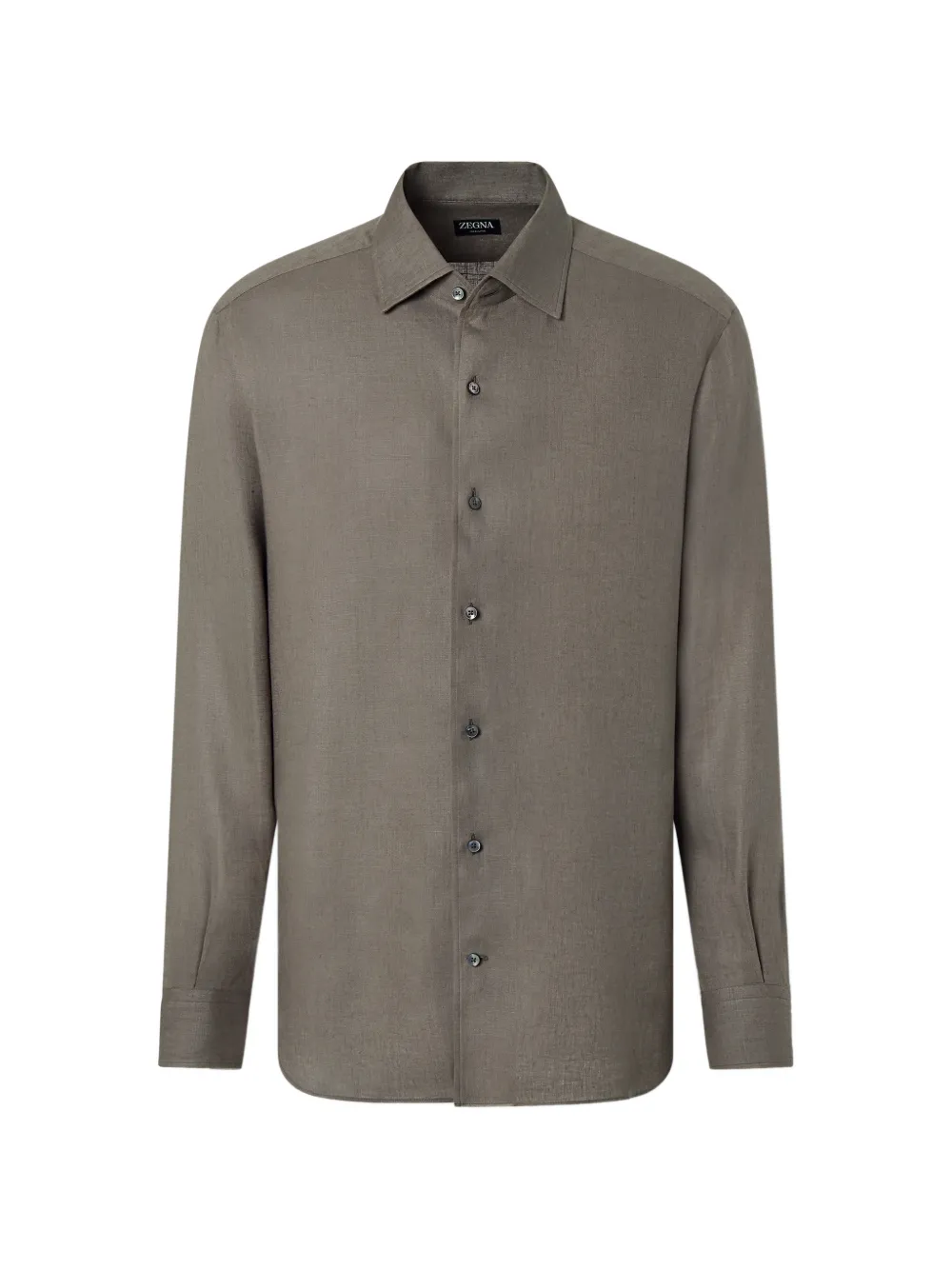 Zegna Camicia Oasi Lino - Grigio