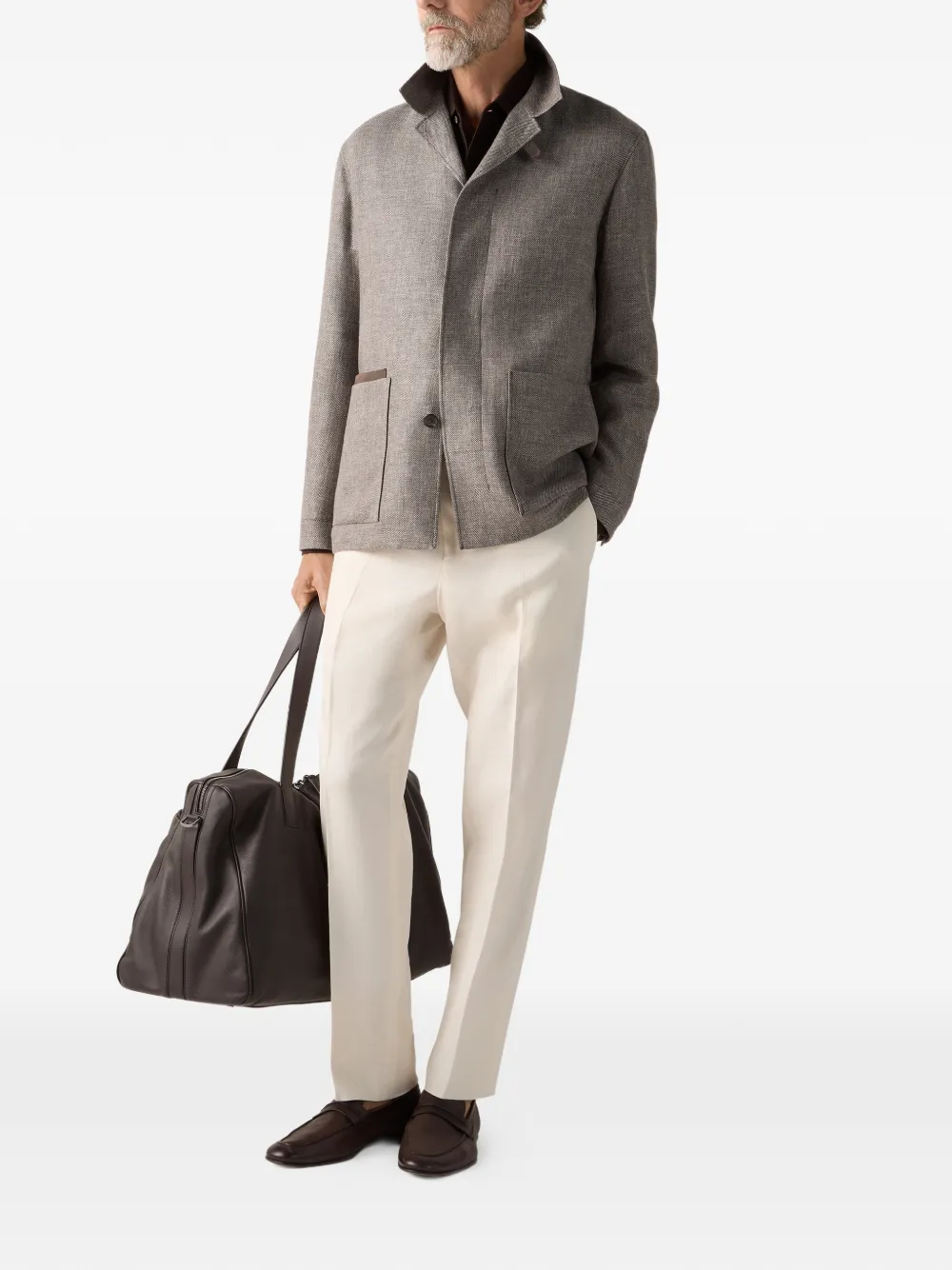 Zegna Oasi Lino broek Beige