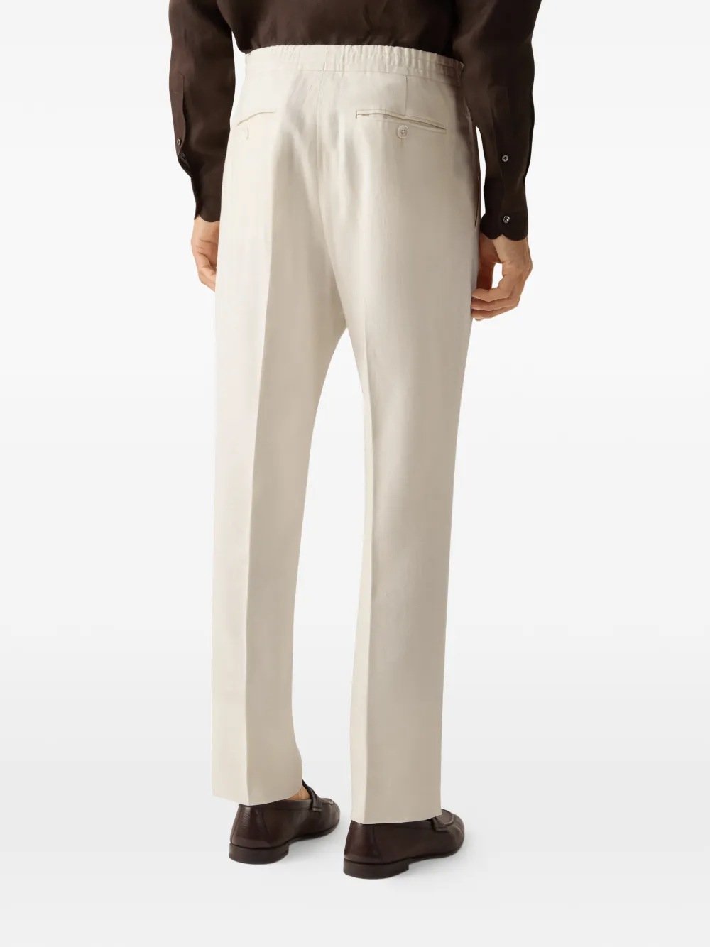 Zegna Oasi Lino broek Beige