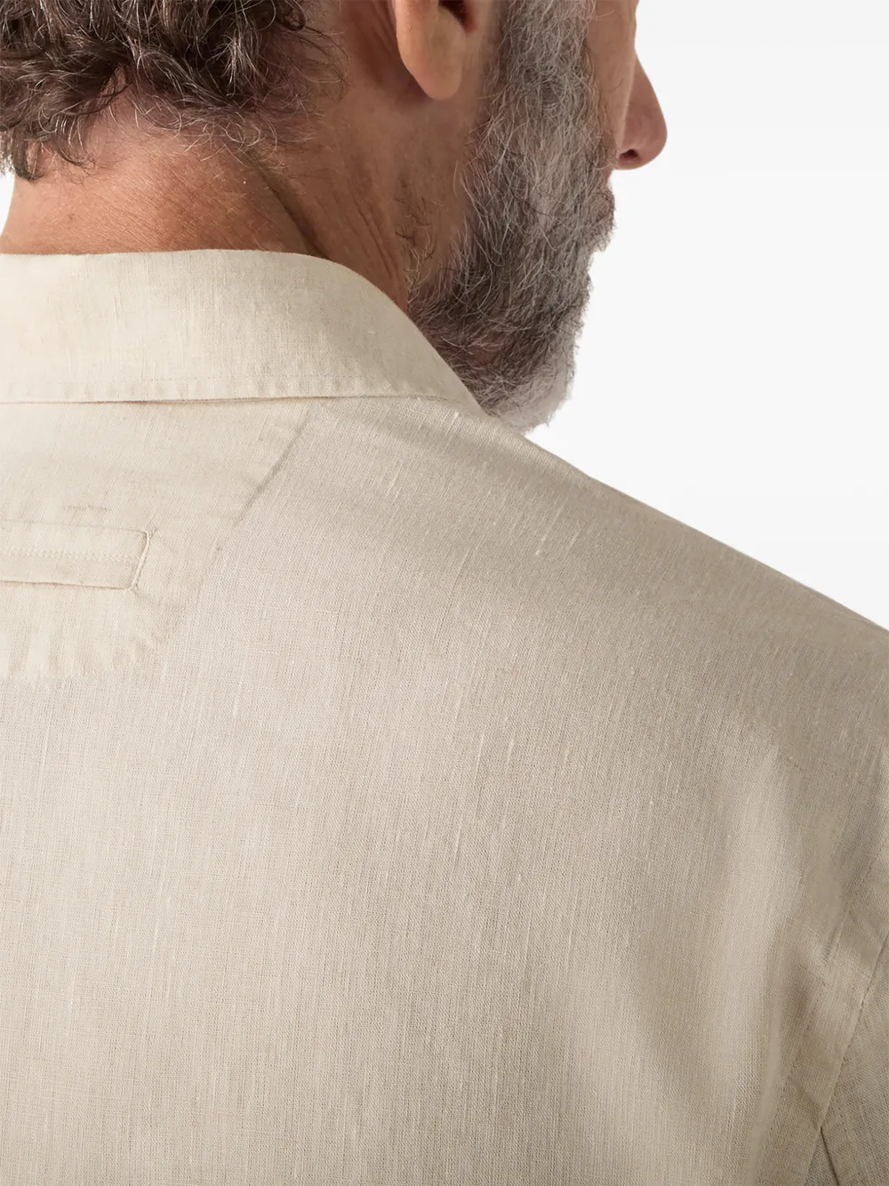 Zegna Poloshirt met lange mouwen Beige