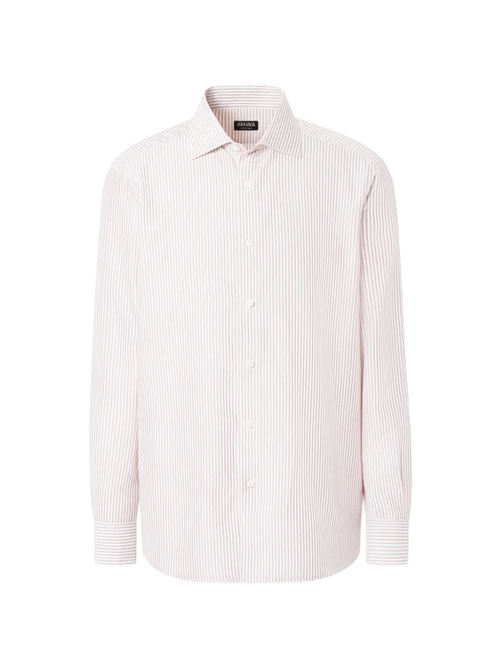 Zegna Camicia a righe in seta - Bianco