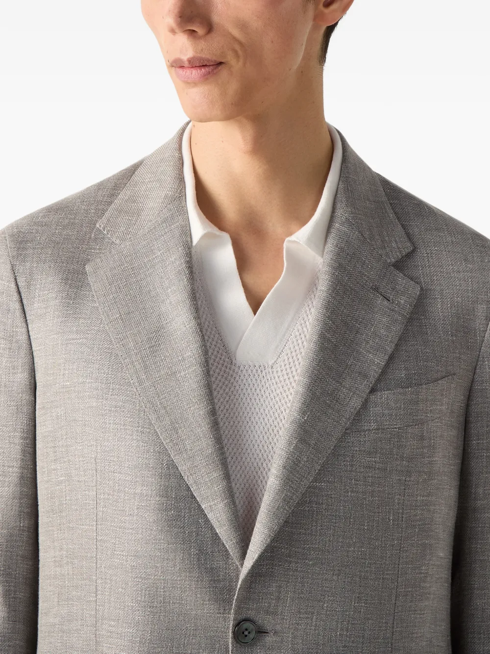 Zegna Jack met gekruiste bandjes Grijs