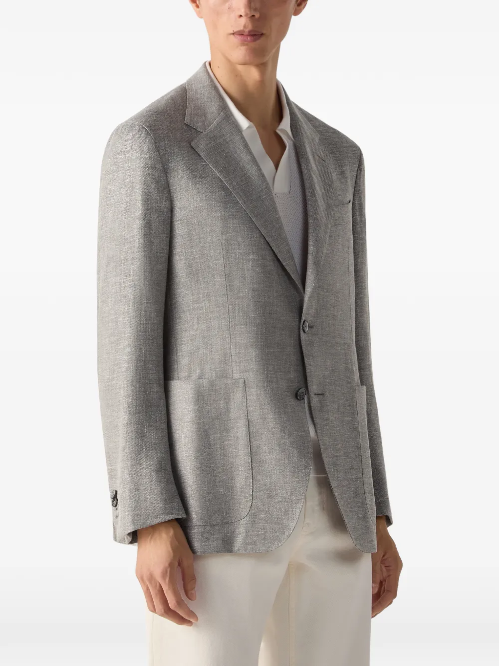 Zegna Jack met gekruiste bandjes Grijs