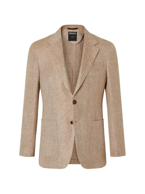 Zegna patch-pocket blazer