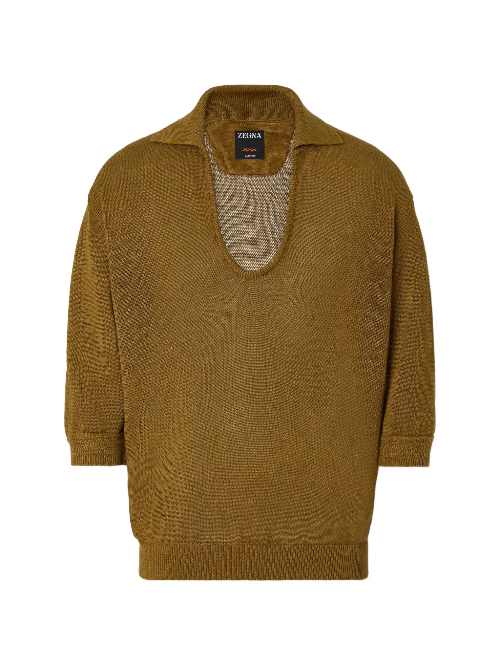 Zegna Oasi Lino polo shirt - Verde