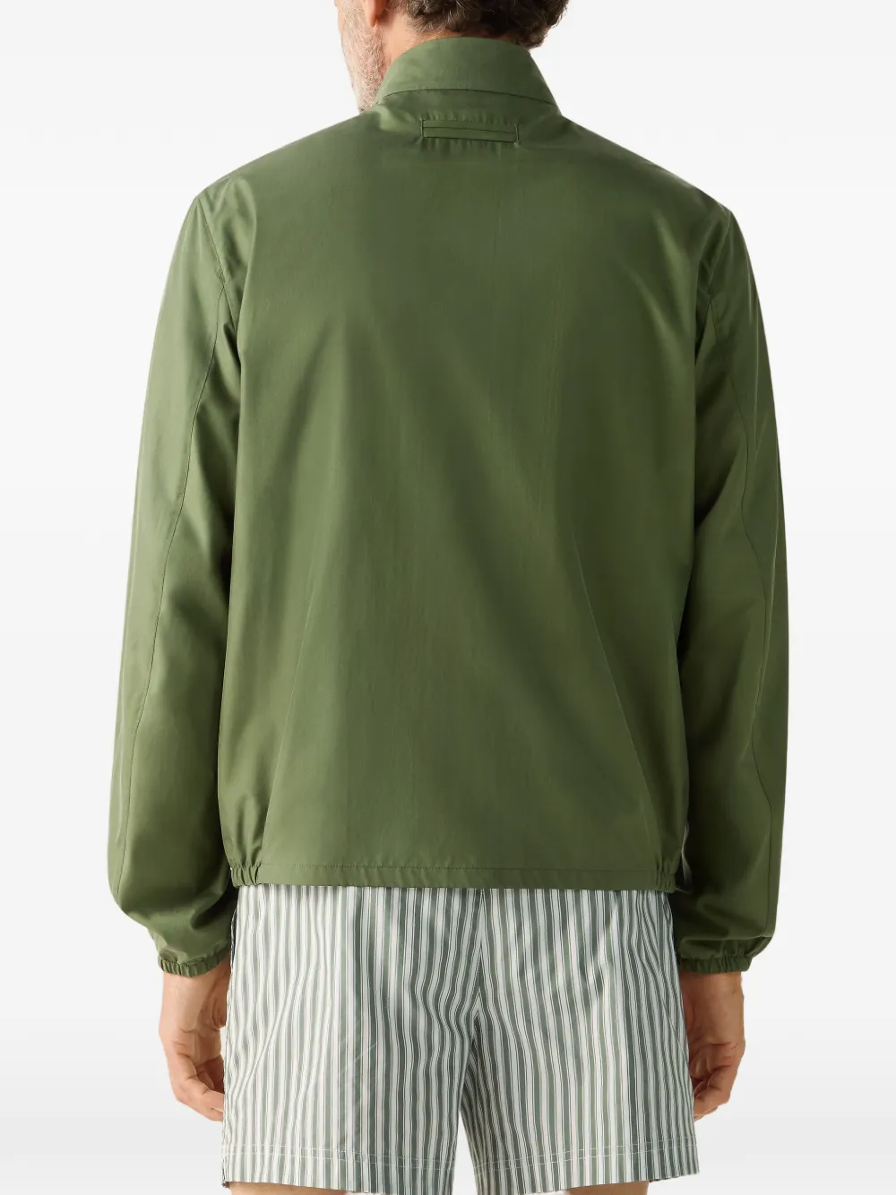 Zegna Jack met rits Groen