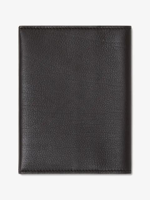 Zegna leather passport case