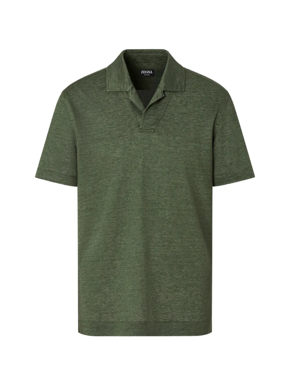 Zegna T-shirt Oasi Lino - Verde