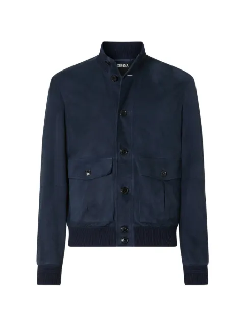 Zegna suede blouson jacket