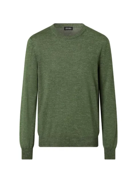 Zegna mélangé crewneck sweater