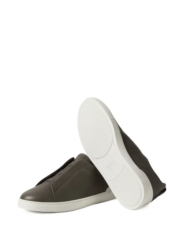 Zegna Triple-Stitch™ スニーカー | グレー | FARFETCH JP