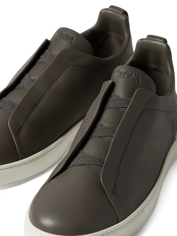 Zegna Triple-Stitch™ スニーカー | グレー | FARFETCH JP