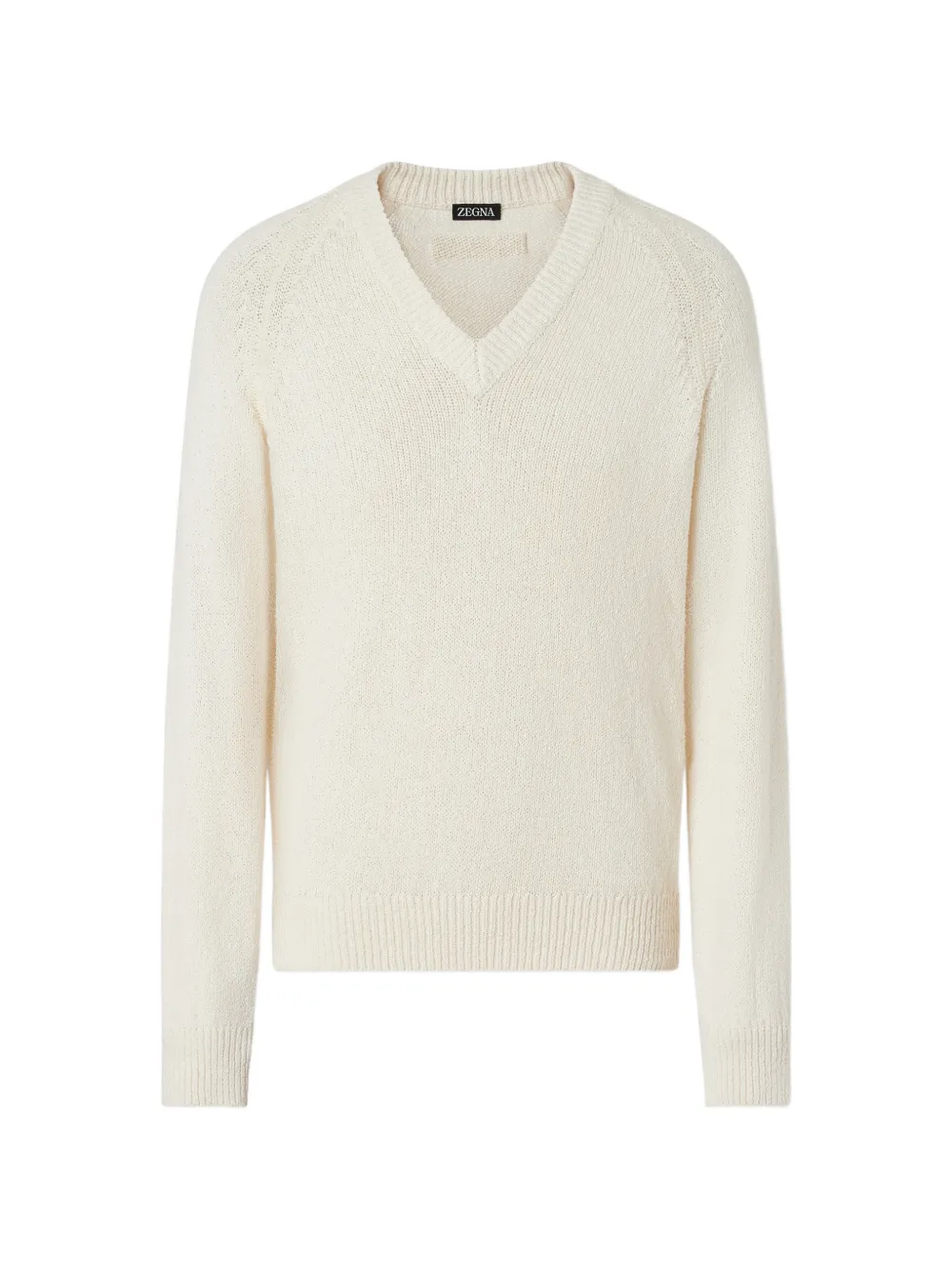 Zegna Maglione Oasi con scollo a V - Toni neutri