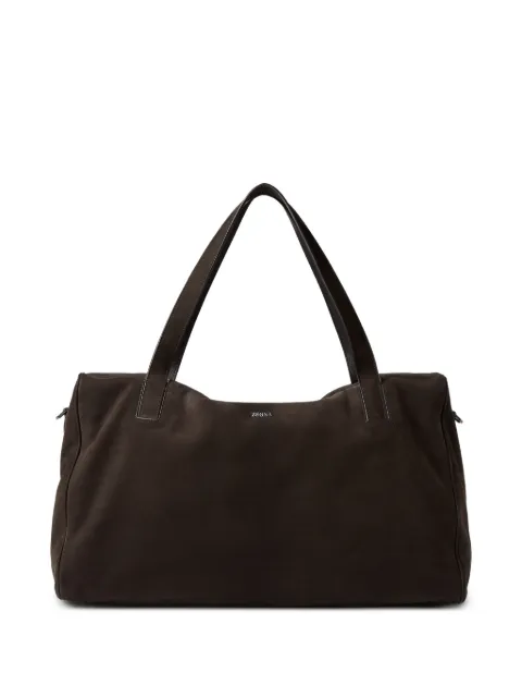Zegna logo-detail holdall