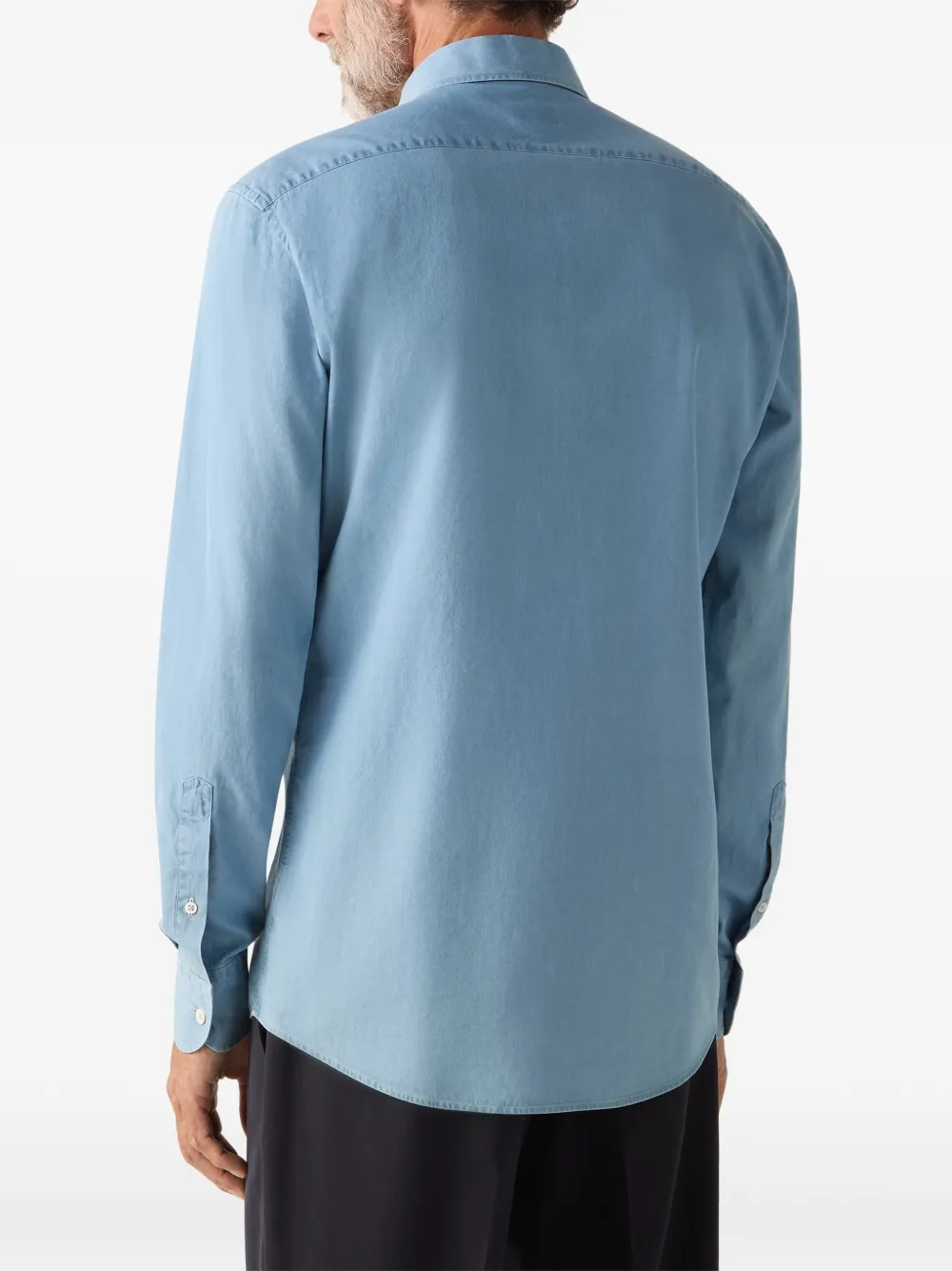 Zegna Button-up overhemd Blauw
