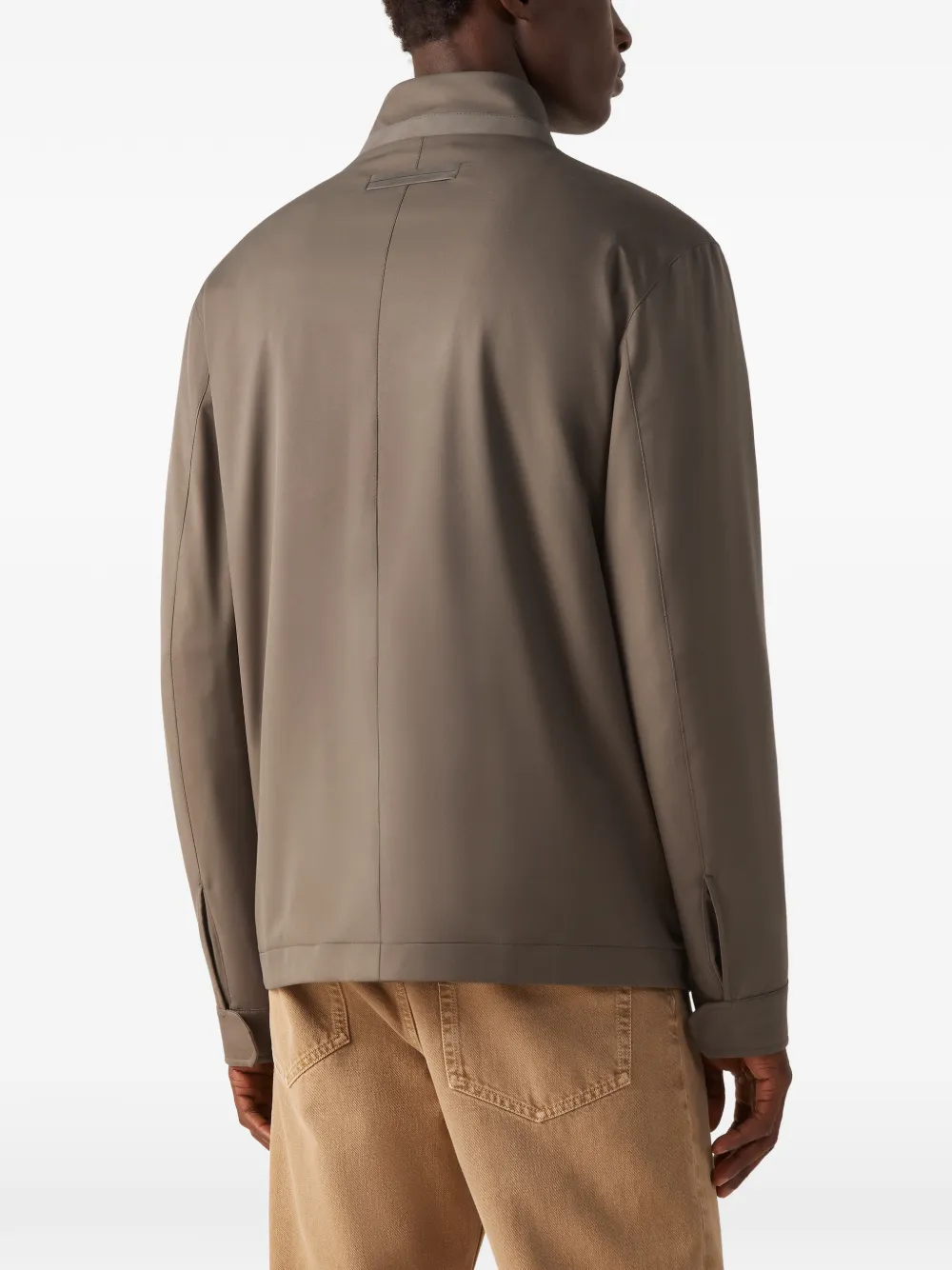 Zegna Jack met klepzak Groen
