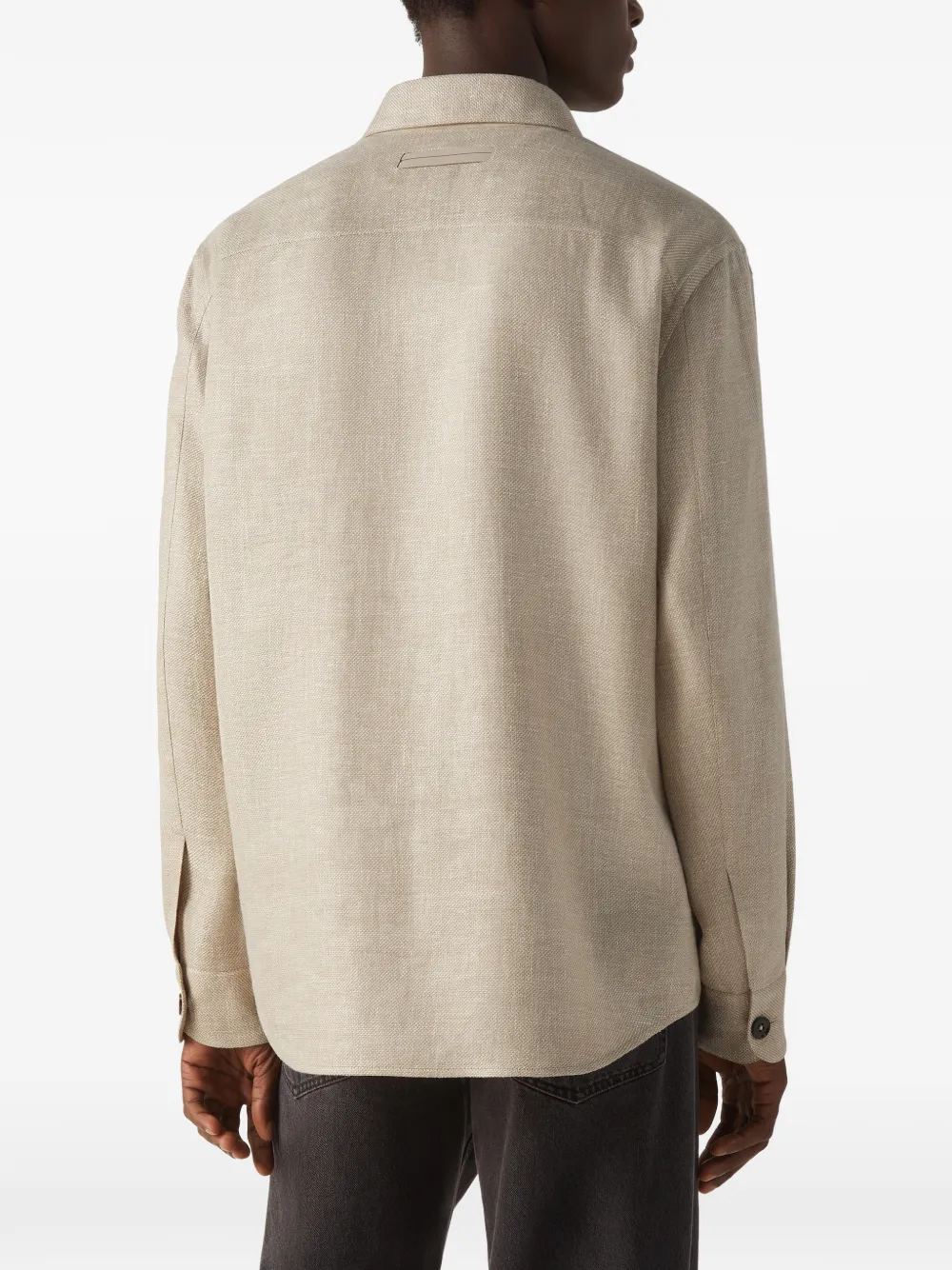 Zegna Button-up overhemd Beige