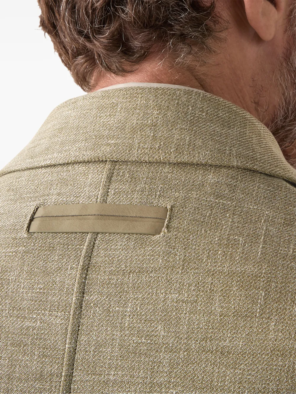 Zegna Shirtjack met borstzak Beige